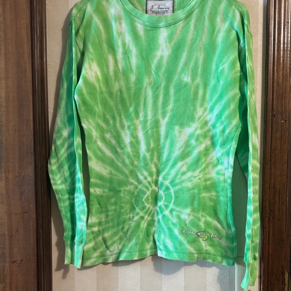 J. America Bud Light Lime Women’s  Vibrant Green Sweater